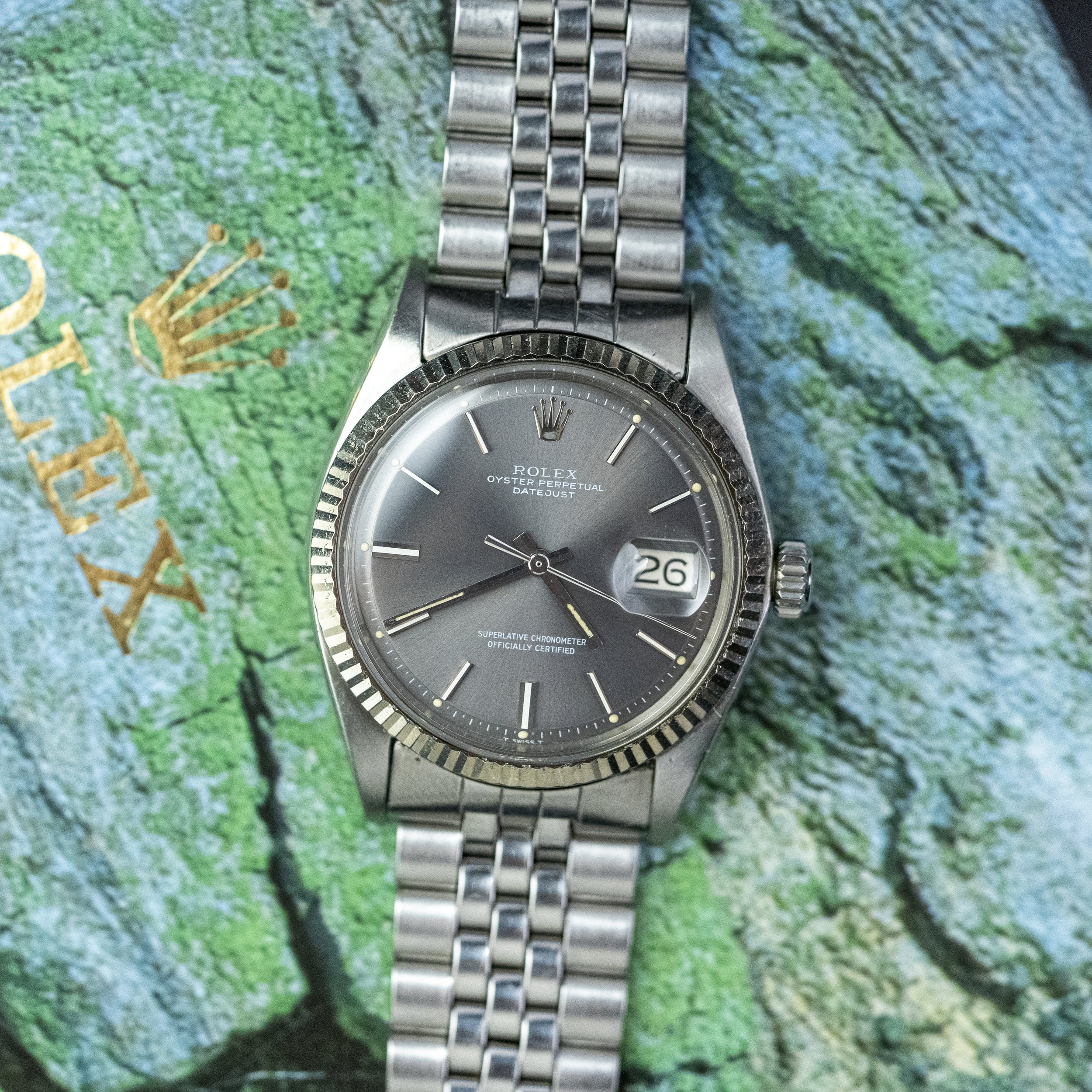 Rolex 1601 Datejust Grey dial — 178watches